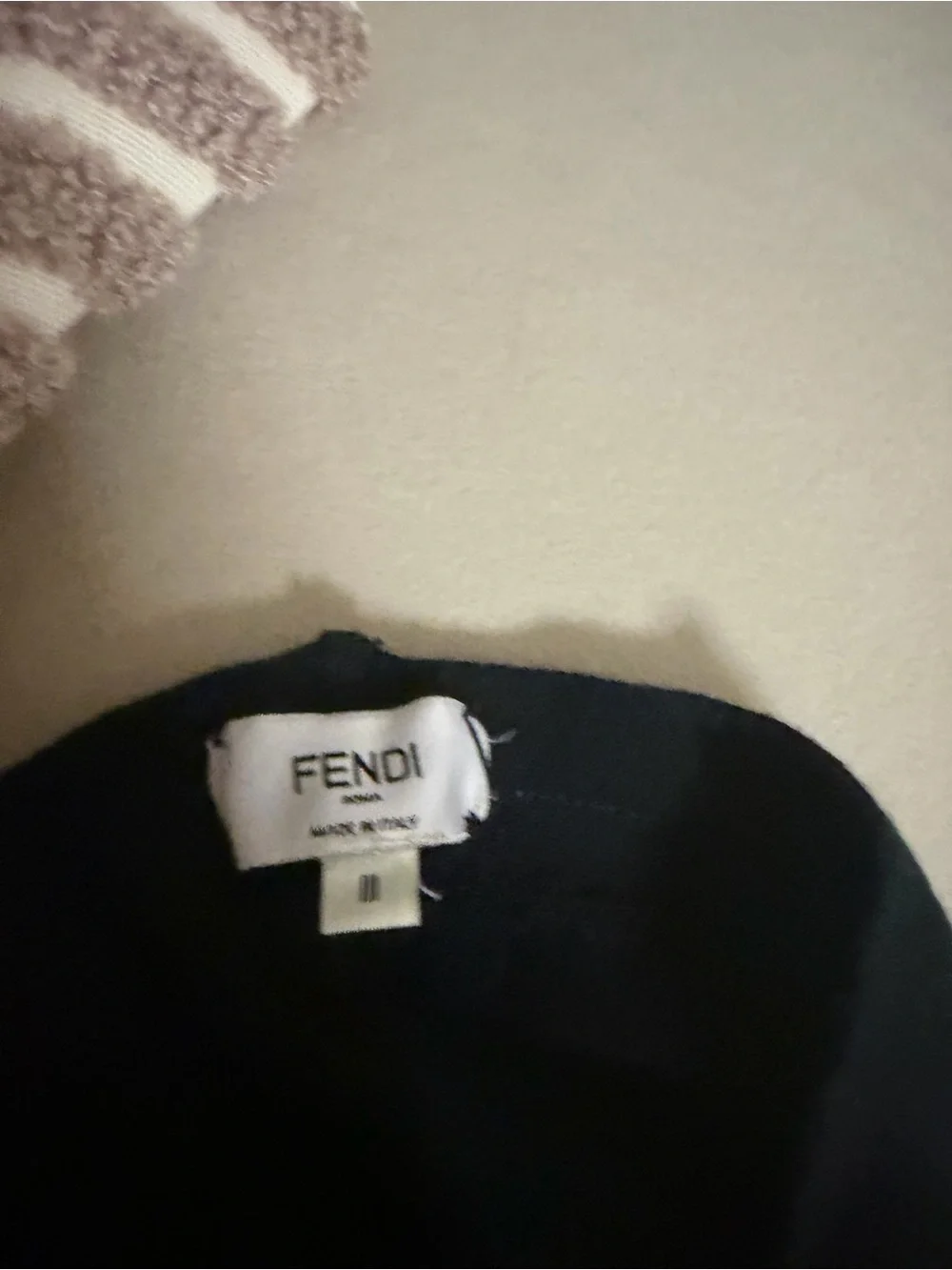 FENDI Designer Logo Pattern Tights - Women size III (large)